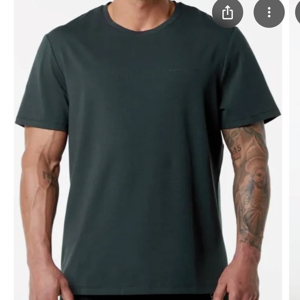 Mens Alphalete Classic Tee Hunter Green